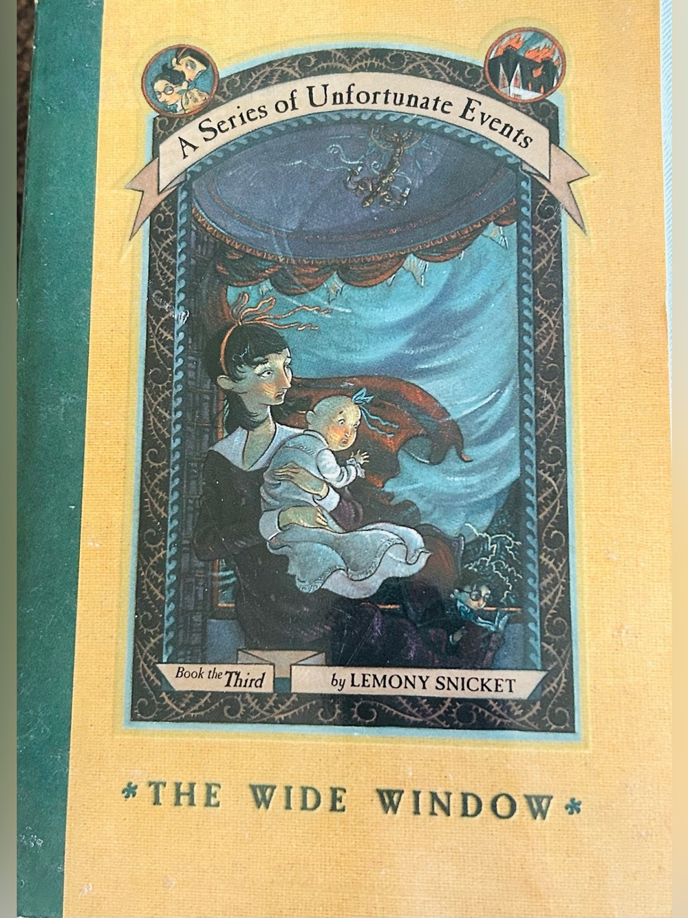 The Wide Window Paperback Book by Lemony Snicket Unfortunate Events